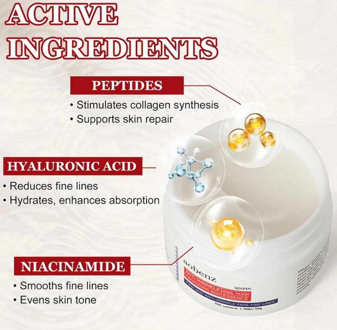 Aobenz Whitening Anti-Aging Cream thumbnail 3