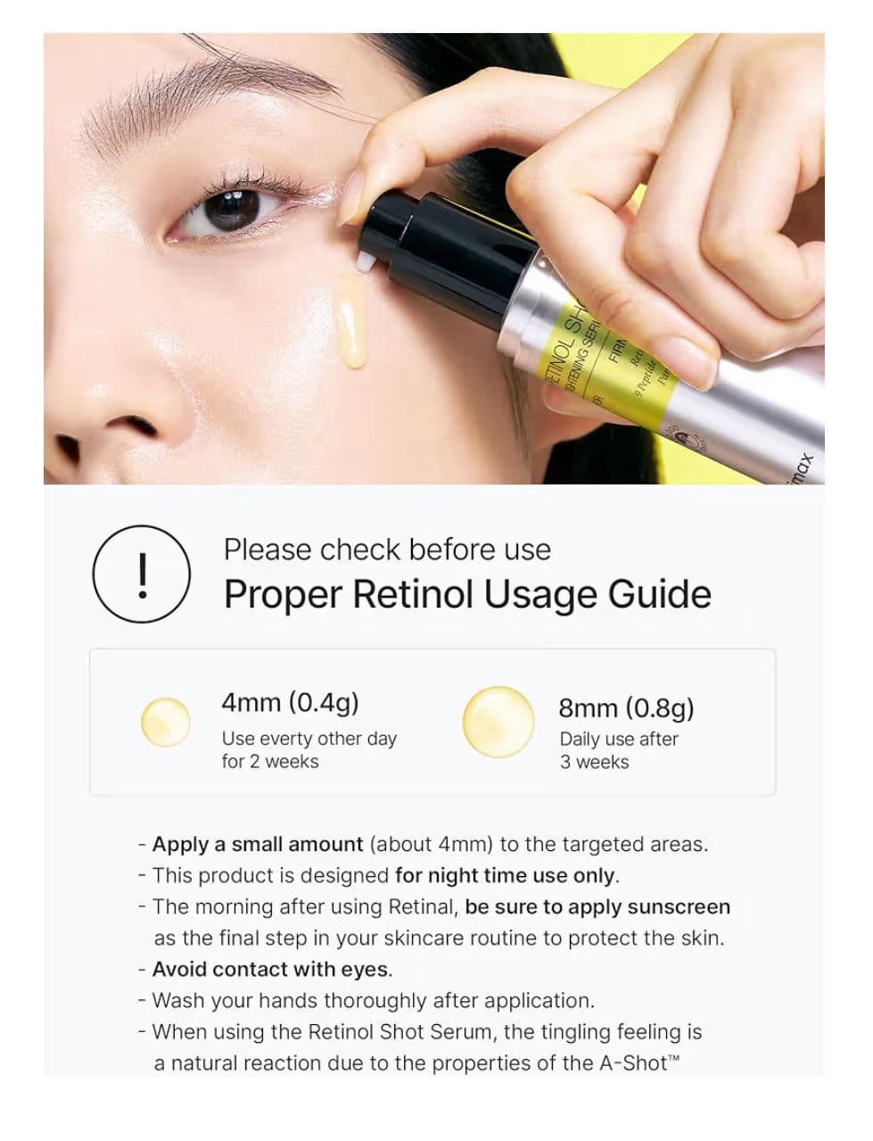 Celimax Retinol Shot Tightening Serum 30ml thumbnail 3