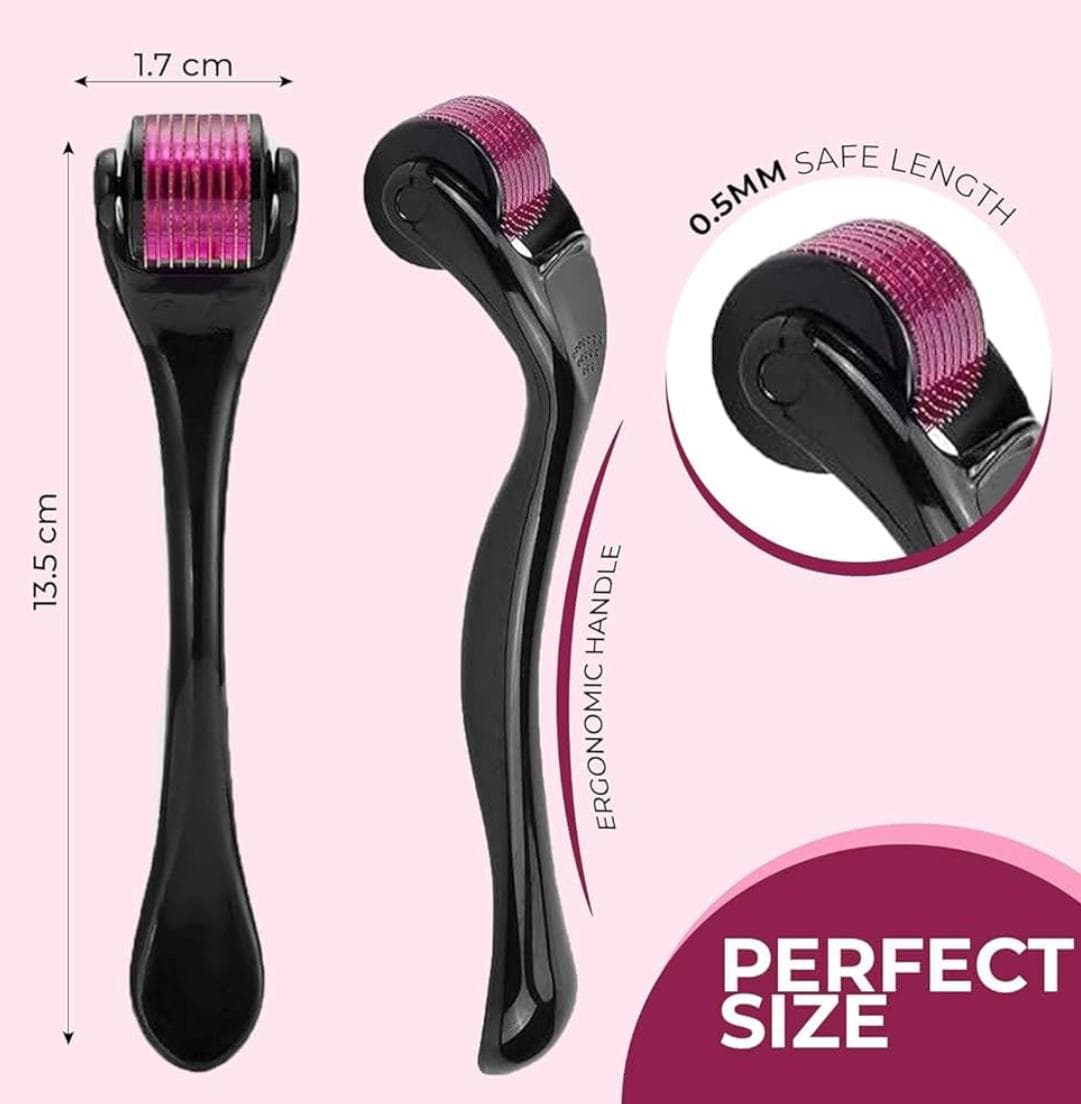 Derma Roller 0.5mm – Hair Growth, Beard Growth & Skin Rejuvenation thumbnail 1