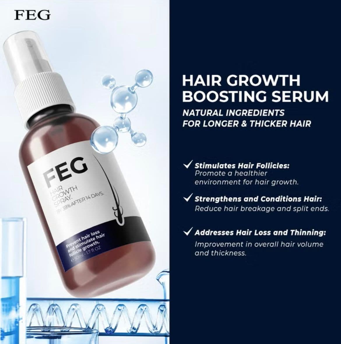 FEG PLUS Hair Growth Spray