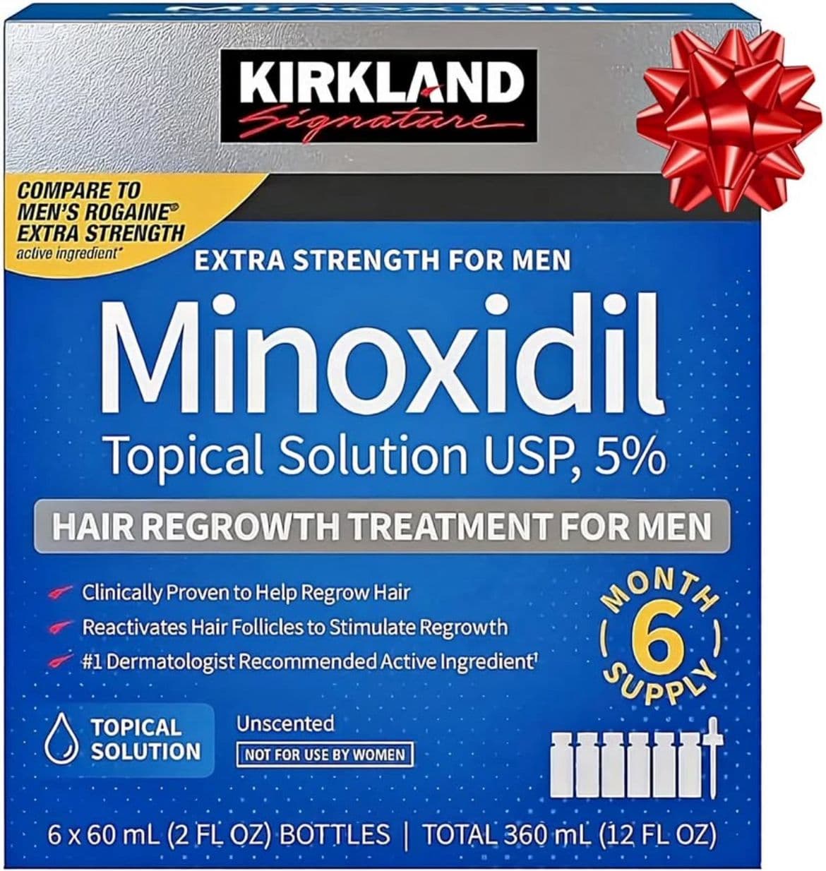 Kirkland Signature Minoxidil 5% – Hair Regrowth Solution