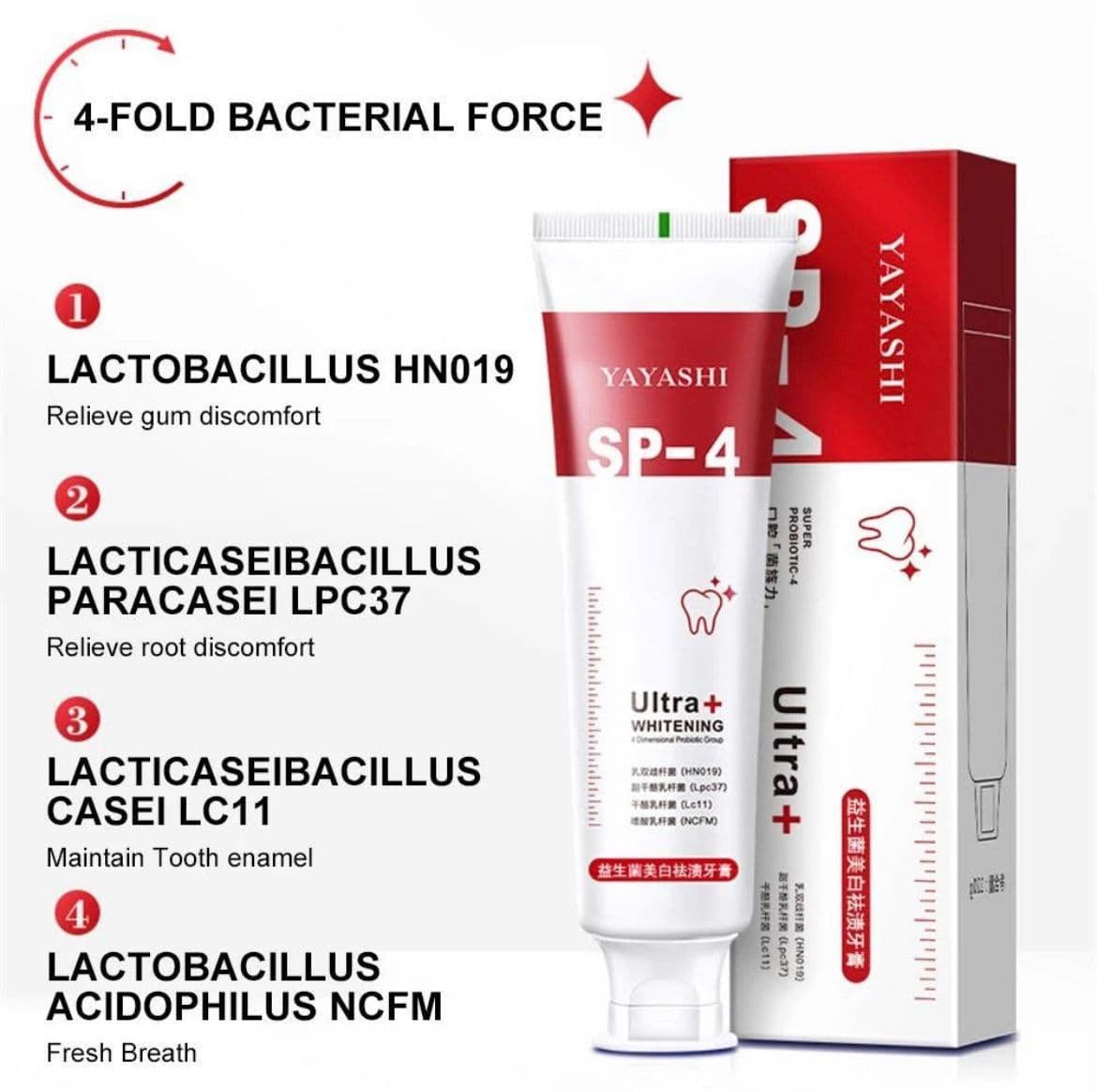 SP 4 Teeth Whitening Toothpaste thumbnail 3