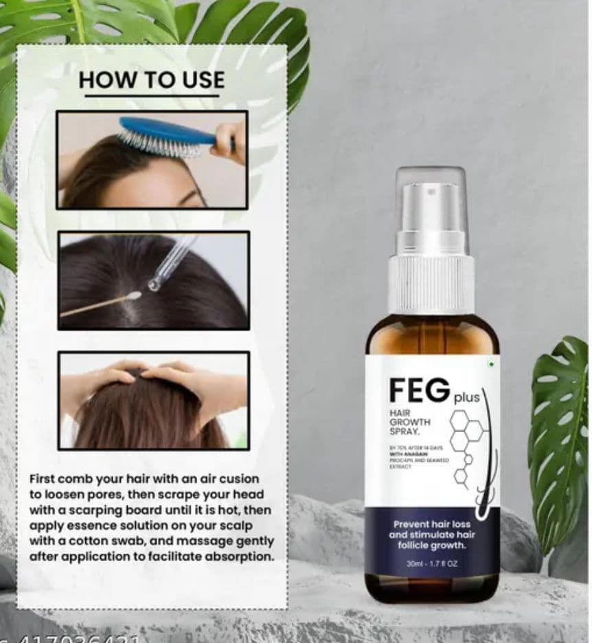 FEG PLUS Hair Growth Spray thumbnail 2